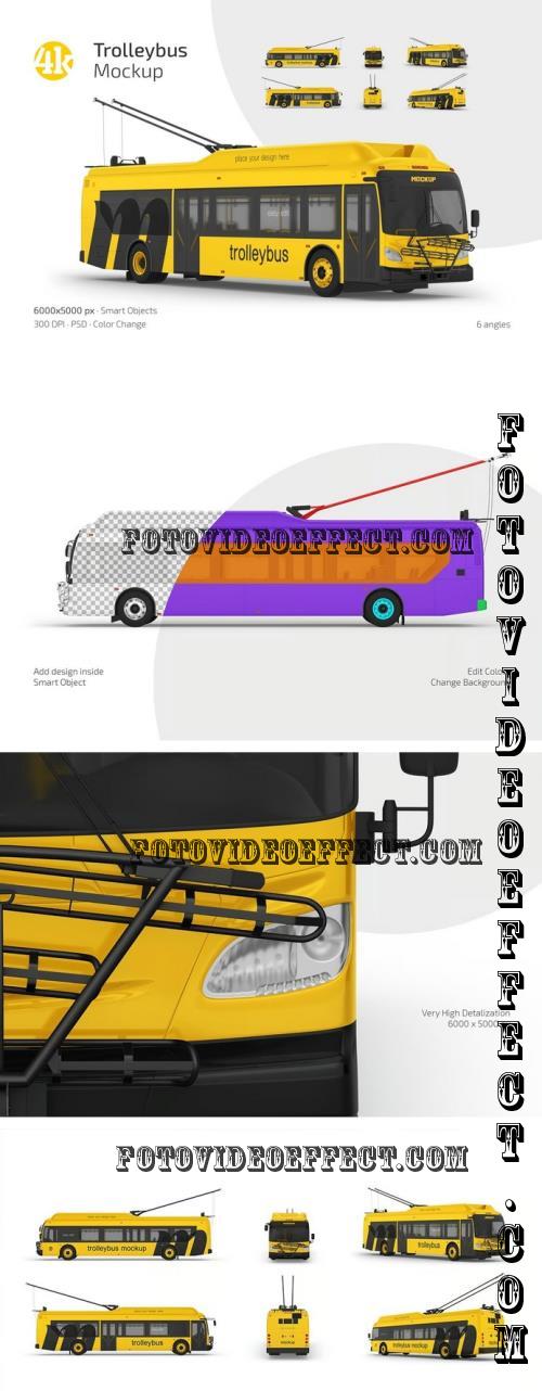 Trolleybus Mockup Set - 291190696 - LH3BFWS